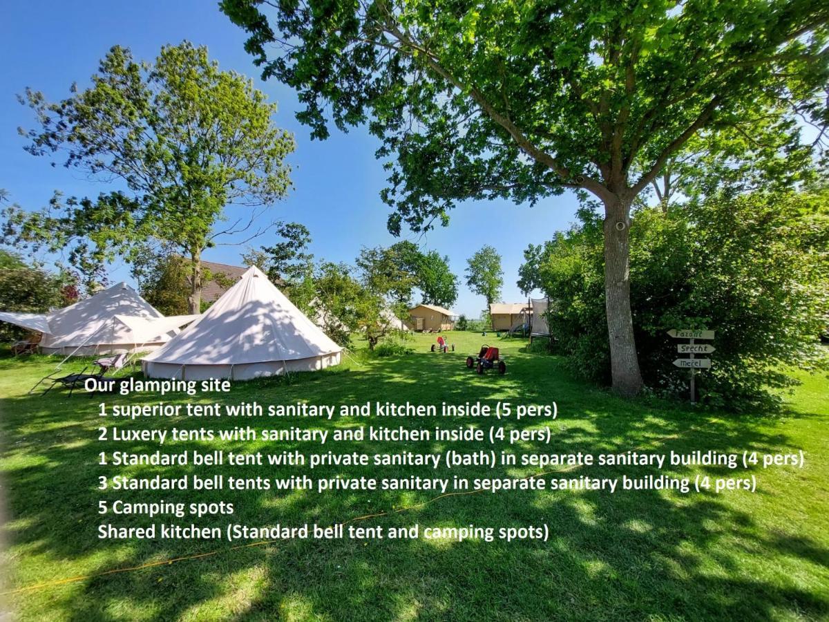 Готель Glamping Essenhof Ахтекерке Екстер'єр фото